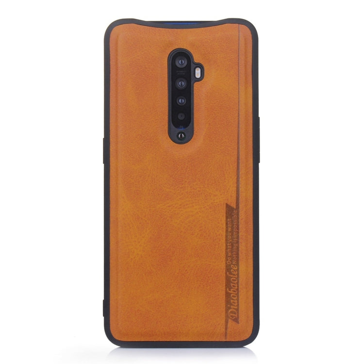 For OPPO Reno2 Diaobaolee Shockproof PU + TPU Protective Case