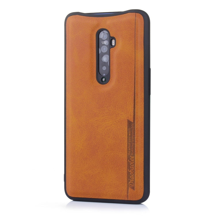 For OPPO Reno2 Diaobaolee Shockproof PU + TPU Protective Case