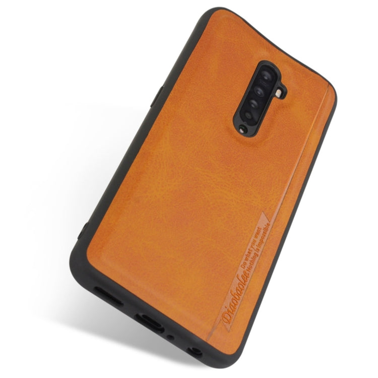 For OPPO Reno2 Diaobaolee Shockproof PU + TPU Protective Case
