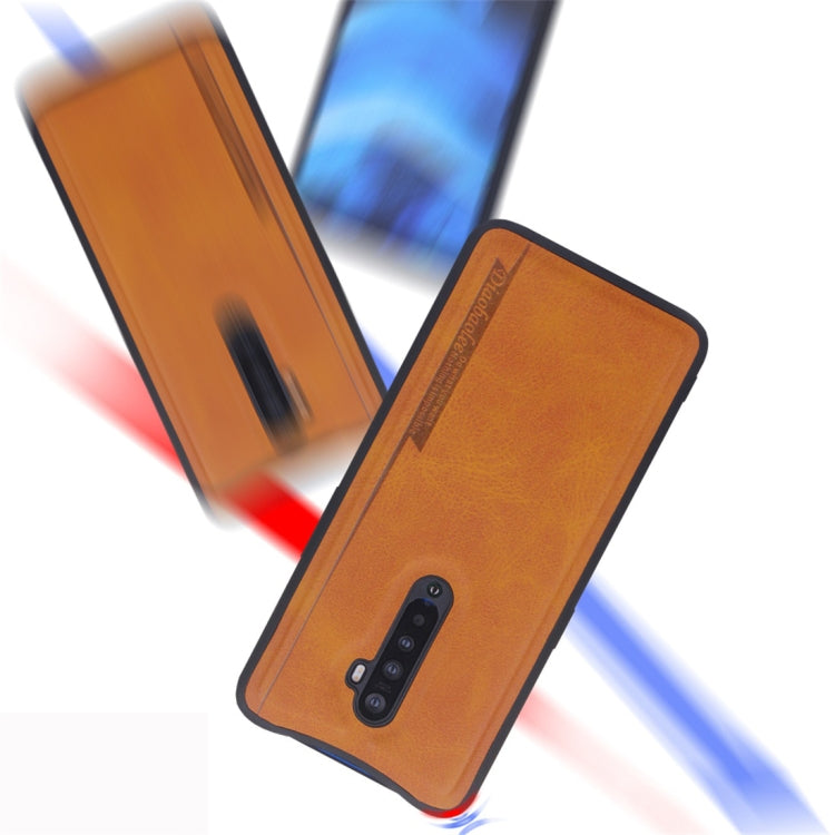 For OPPO Reno2 Diaobaolee Shockproof PU + TPU Protective Case