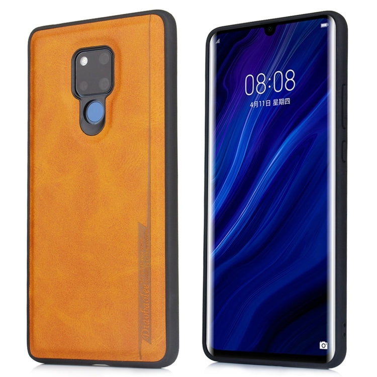 For Huawei Mate 20 X 5G Diaobaolee Shockproof PU + TPU Protective Case