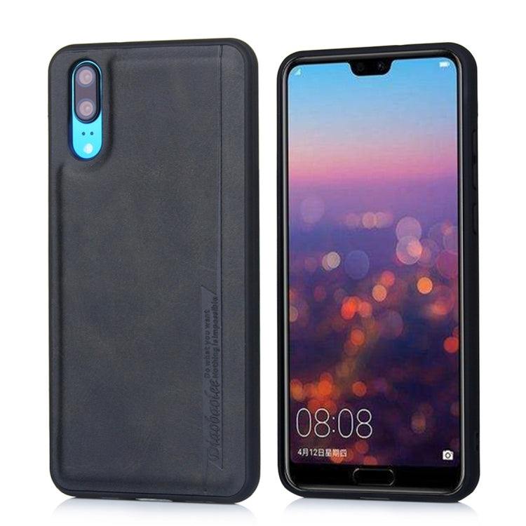For Huawei P20 Diaobaolee Shockproof PU + TPU Protective Case