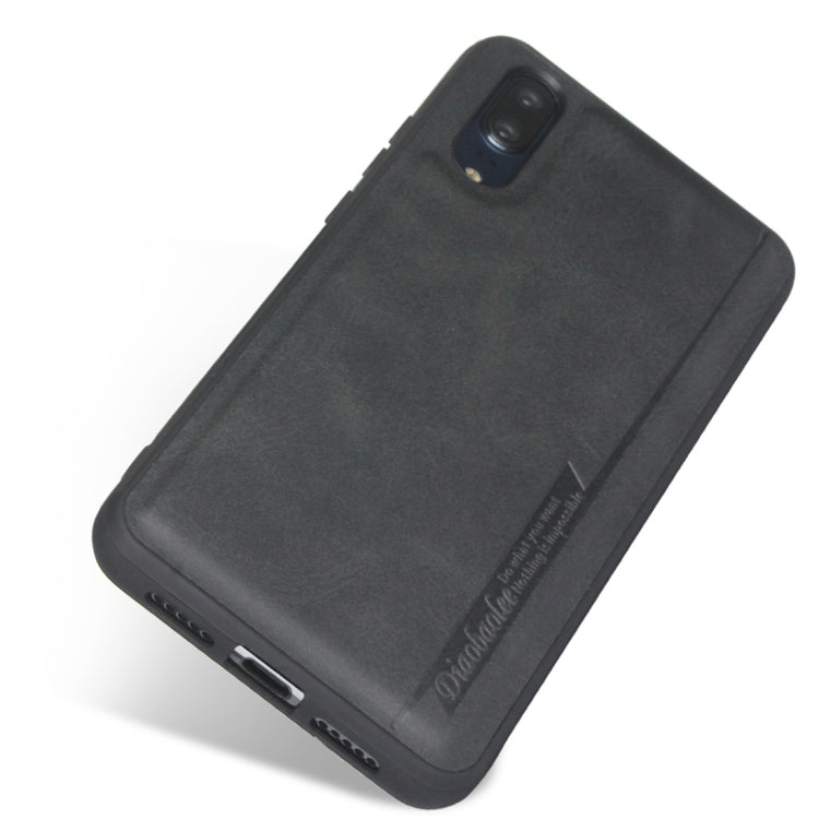 For Huawei P20 Diaobaolee Shockproof PU + TPU Protective Case