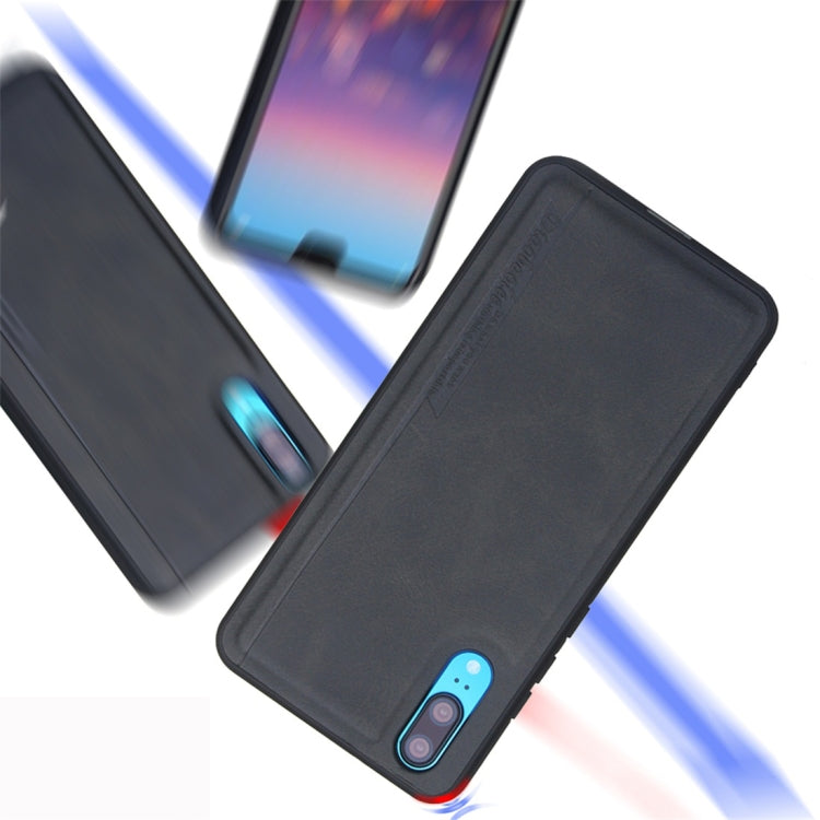 For Huawei P20 Diaobaolee Shockproof PU + TPU Protective Case