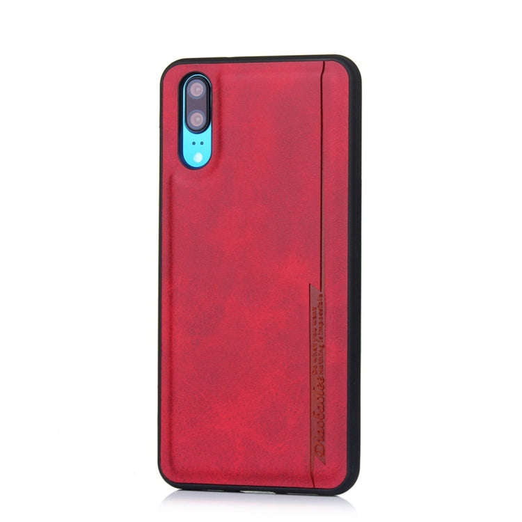 For Huawei P20 Diaobaolee Shockproof PU + TPU Protective Case