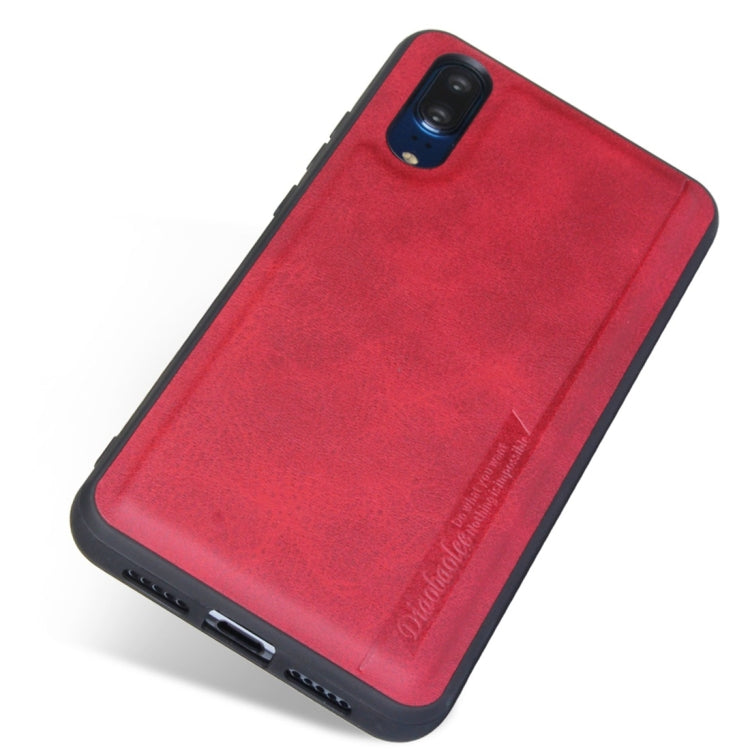 For Huawei P20 Diaobaolee Shockproof PU + TPU Protective Case