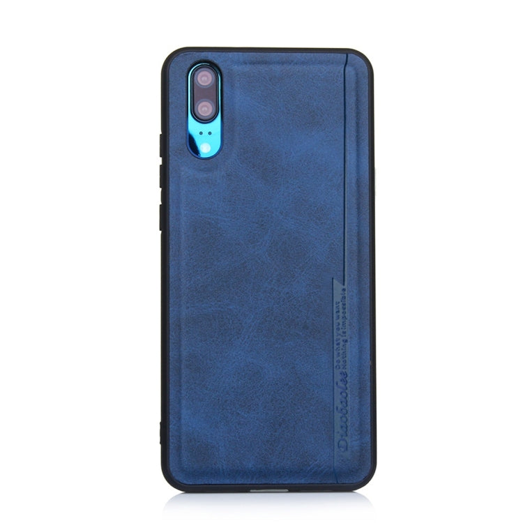 For Huawei P20 Diaobaolee Shockproof PU + TPU Protective Case