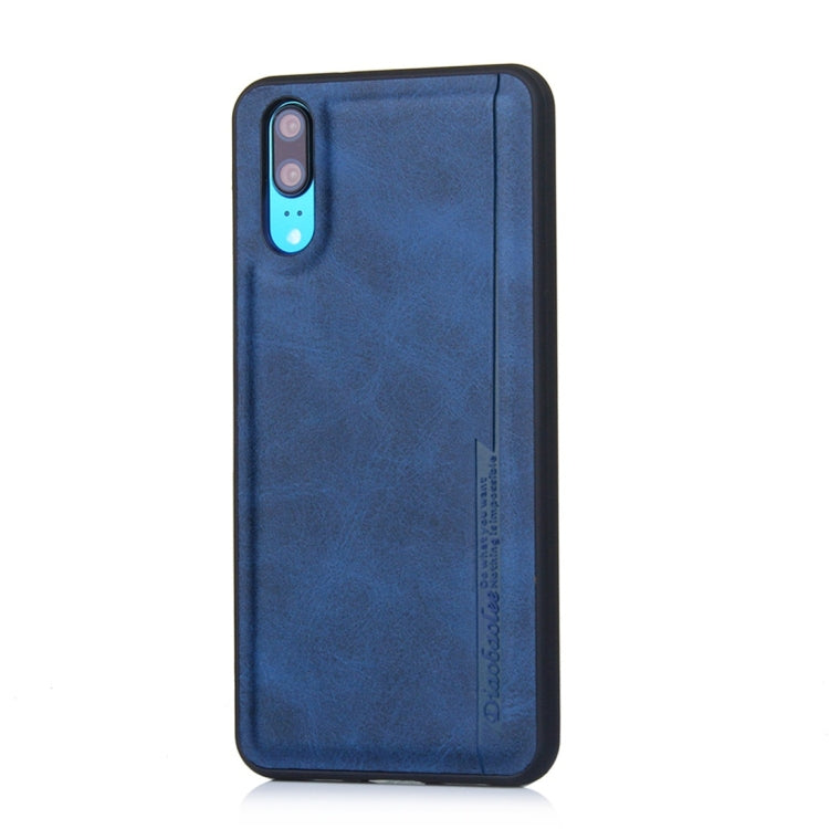 For Huawei P20 Diaobaolee Shockproof PU + TPU Protective Case