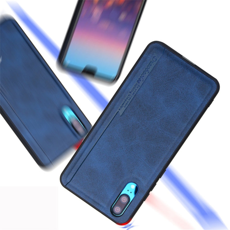 For Huawei P20 Diaobaolee Shockproof PU + TPU Protective Case