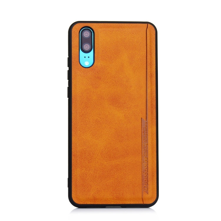 For Huawei P20 Diaobaolee Shockproof PU + TPU Protective Case