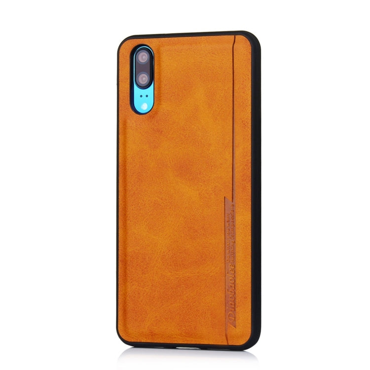 For Huawei P20 Diaobaolee Shockproof PU + TPU Protective Case
