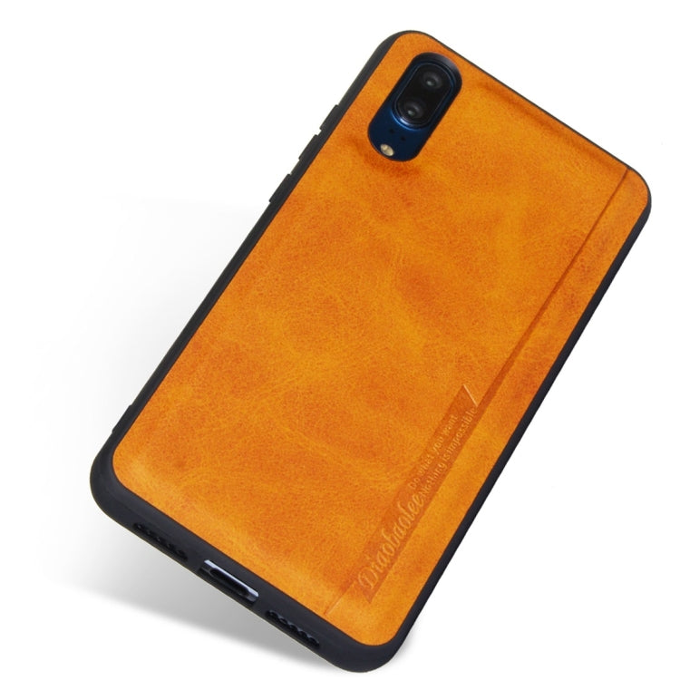 For Huawei P20 Diaobaolee Shockproof PU + TPU Protective Case