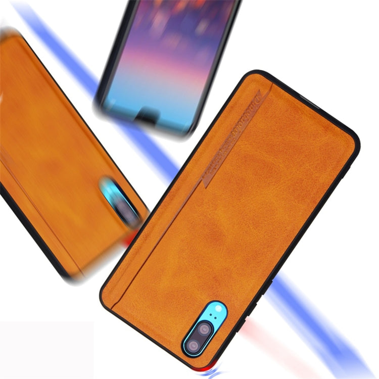 For Huawei P20 Diaobaolee Shockproof PU + TPU Protective Case
