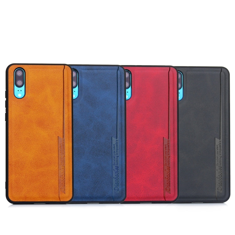 For Huawei P20 Diaobaolee Shockproof PU + TPU Protective Case