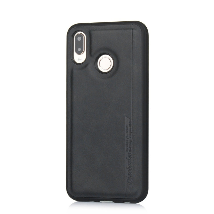 For Huawei P20 Lite / nova 3e Diaobaolee Shockproof PU + TPU Protective Case
