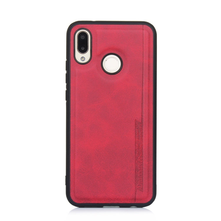 For Huawei P20 Lite / nova 3e Diaobaolee Shockproof PU + TPU Protective Case