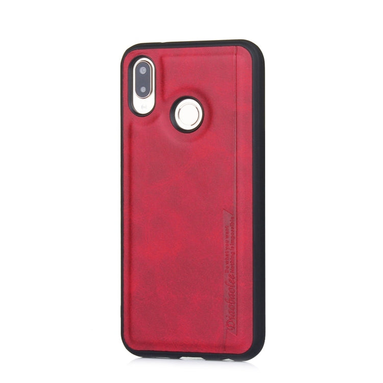 For Huawei P20 Lite / nova 3e Diaobaolee Shockproof PU + TPU Protective Case