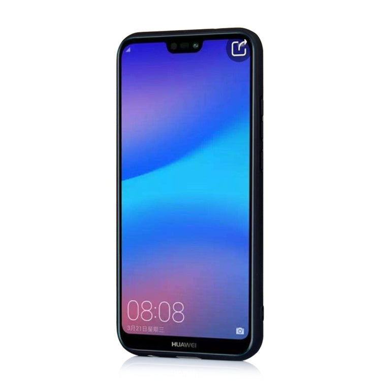 For Huawei P20 Lite / nova 3e Diaobaolee Shockproof PU + TPU Protective Case