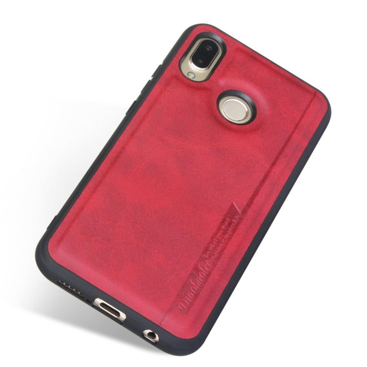 For Huawei P20 Lite / nova 3e Diaobaolee Shockproof PU + TPU Protective Case