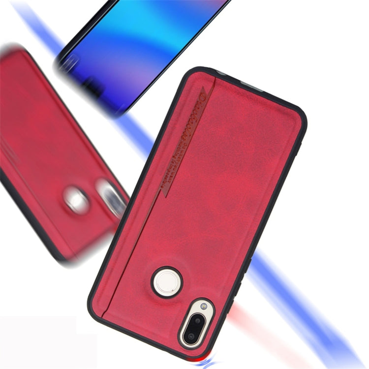 For Huawei P20 Lite / nova 3e Diaobaolee Shockproof PU + TPU Protective Case