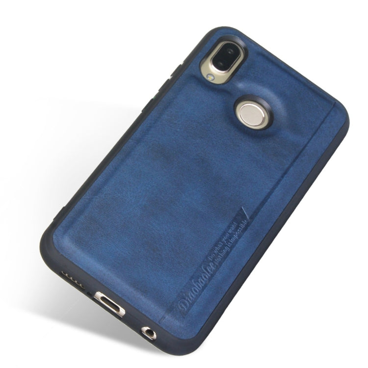 For Huawei P20 Lite / nova 3e Diaobaolee Shockproof PU + TPU Protective Case