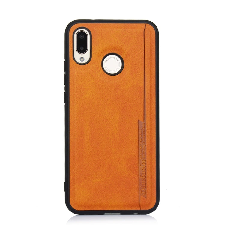 For Huawei P20 Lite / nova 3e Diaobaolee Shockproof PU + TPU Protective Case