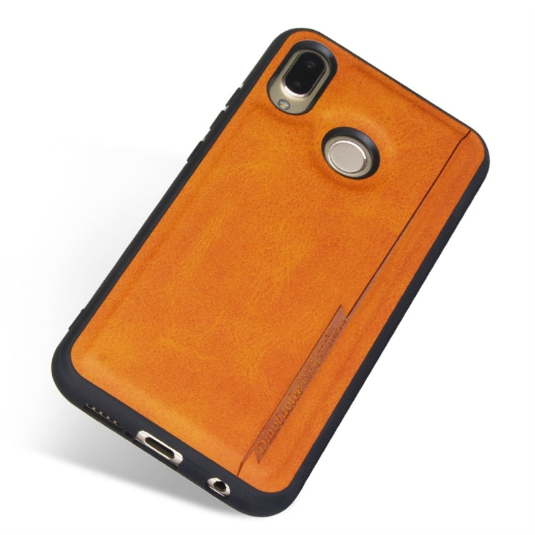 For Huawei P20 Lite / nova 3e Diaobaolee Shockproof PU + TPU Protective Case