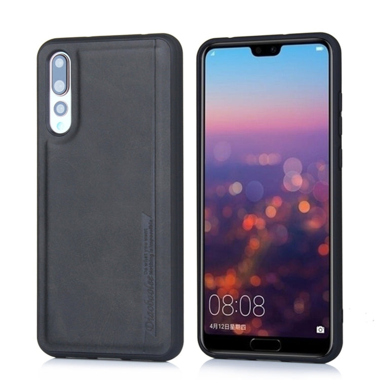 For Huawei P20 Pro Diaobaolee Shockproof PU + TPU Protective Case