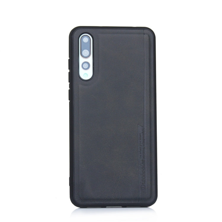 For Huawei P20 Pro Diaobaolee Shockproof PU + TPU Protective Case