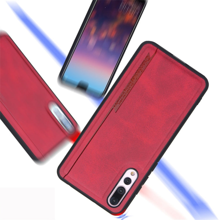 For Huawei P20 Pro Diaobaolee Shockproof PU + TPU Protective Case