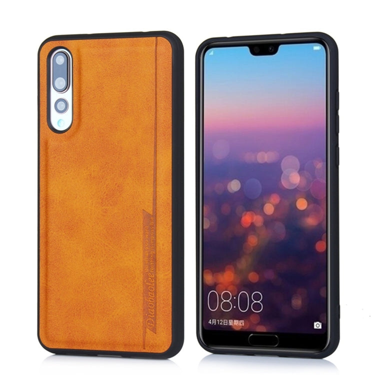 For Huawei P20 Pro Diaobaolee Shockproof PU + TPU Protective Case