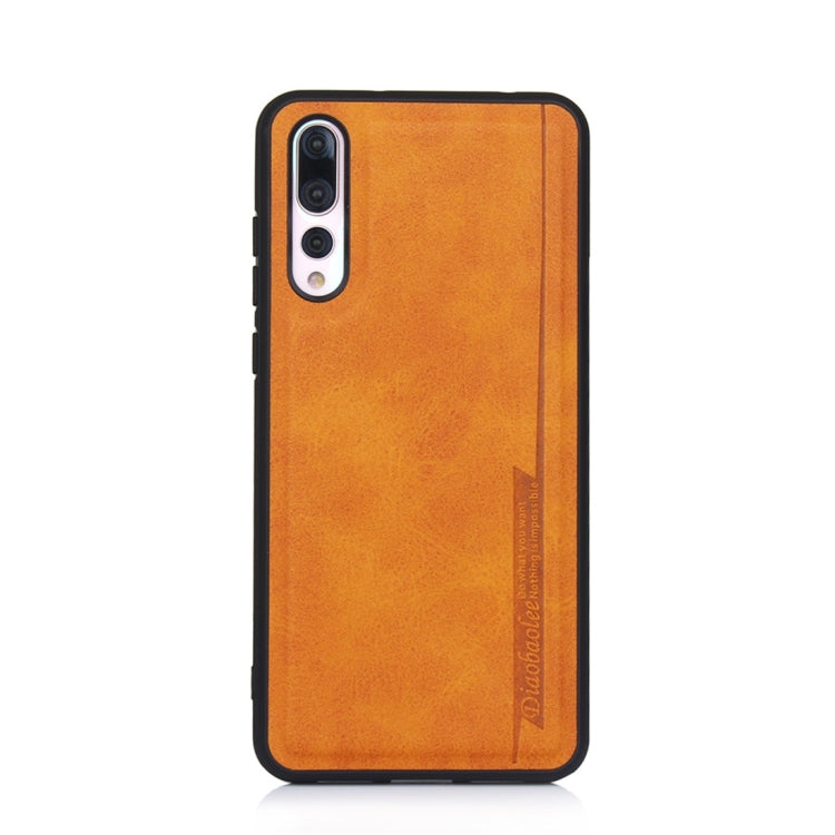 For Huawei P20 Pro Diaobaolee Shockproof PU + TPU Protective Case