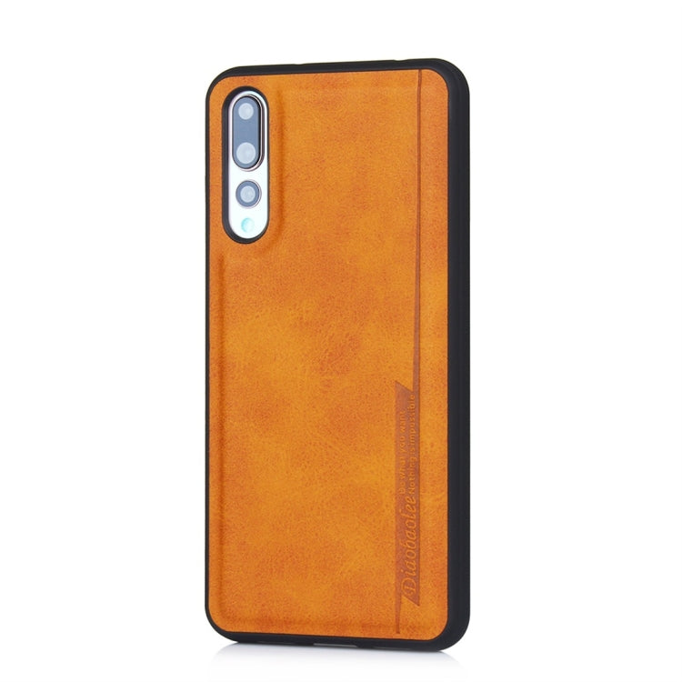For Huawei P20 Pro Diaobaolee Shockproof PU + TPU Protective Case