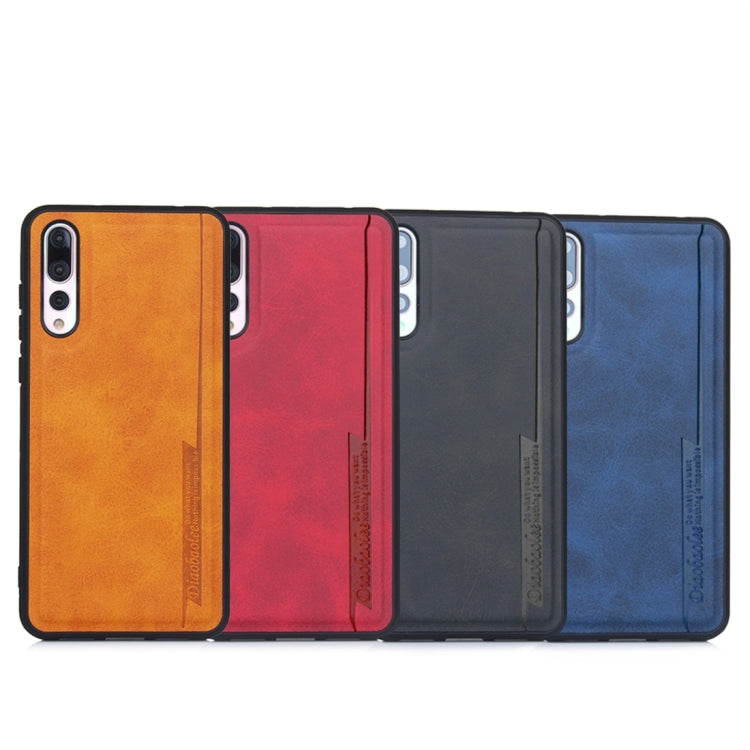 For Huawei P20 Pro Diaobaolee Shockproof PU + TPU Protective Case