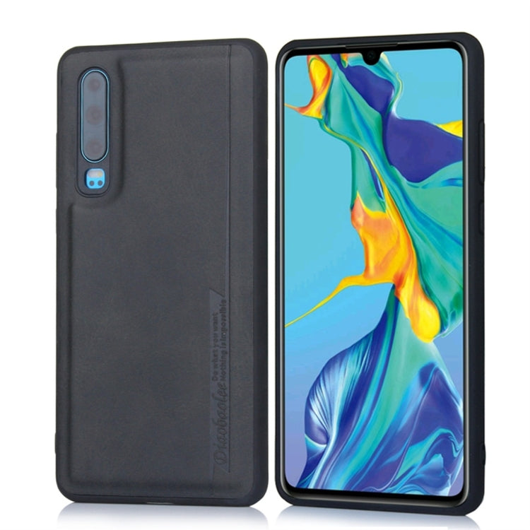 For Huawei P30 Diaobaolee Shockproof PU + TPU Protective Case