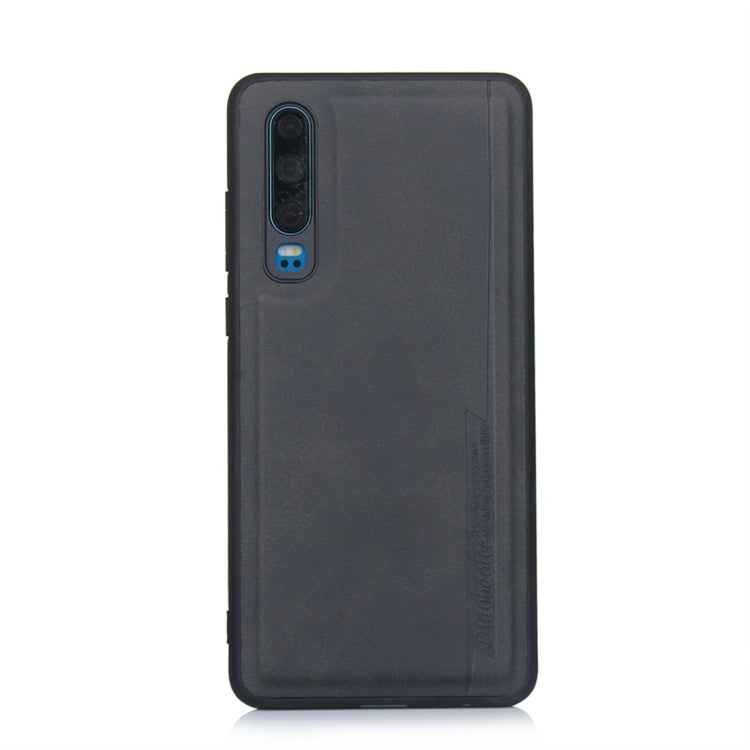 For Huawei P30 Diaobaolee Shockproof PU + TPU Protective Case