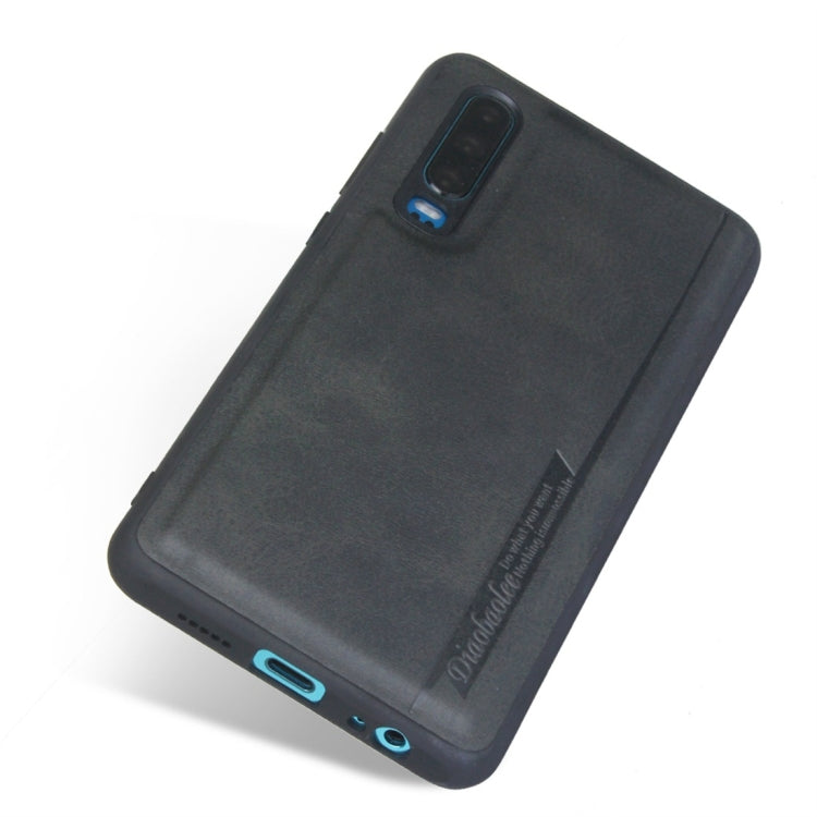 For Huawei P30 Diaobaolee Shockproof PU + TPU Protective Case