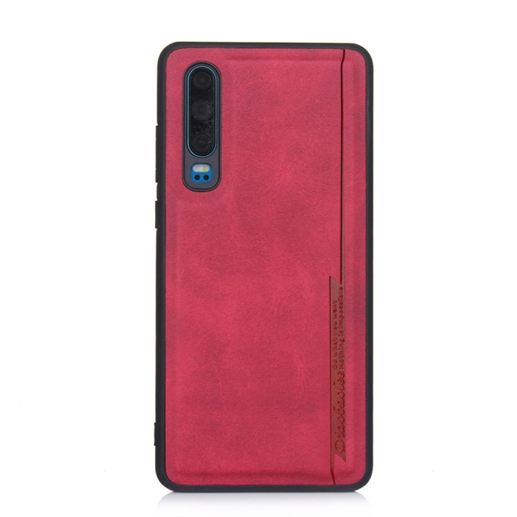 For Huawei P30 Diaobaolee Shockproof PU + TPU Protective Case
