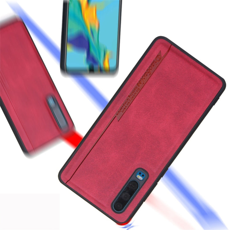 For Huawei P30 Diaobaolee Shockproof PU + TPU Protective Case