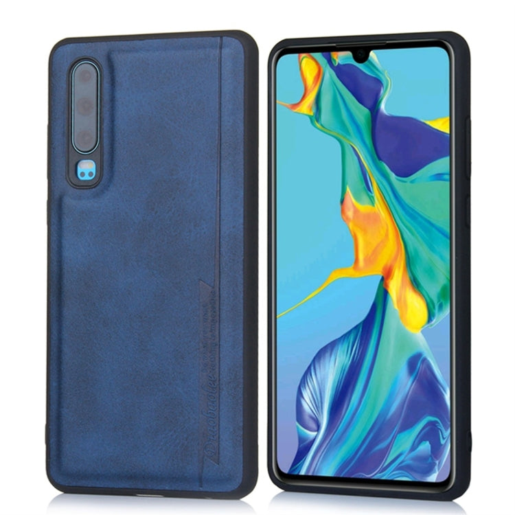 For Huawei P30 Diaobaolee Shockproof PU + TPU Protective Case