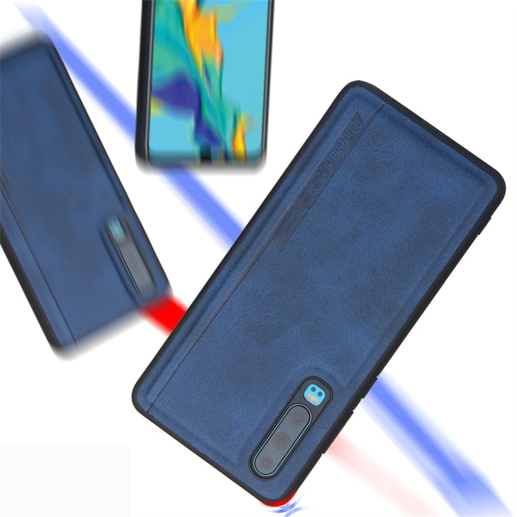 For Huawei P30 Diaobaolee Shockproof PU + TPU Protective Case