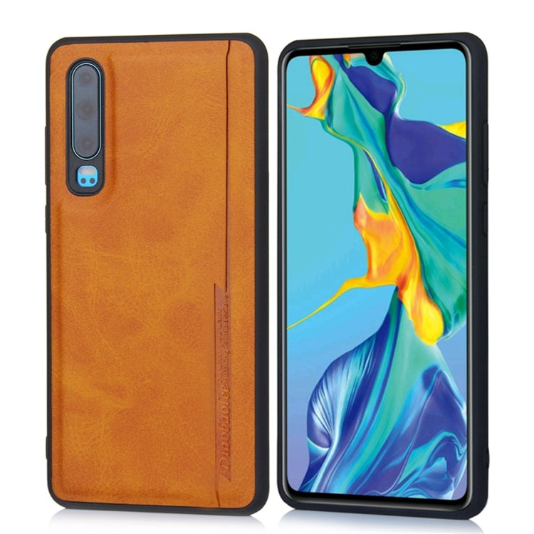 For Huawei P30 Diaobaolee Shockproof PU + TPU Protective Case