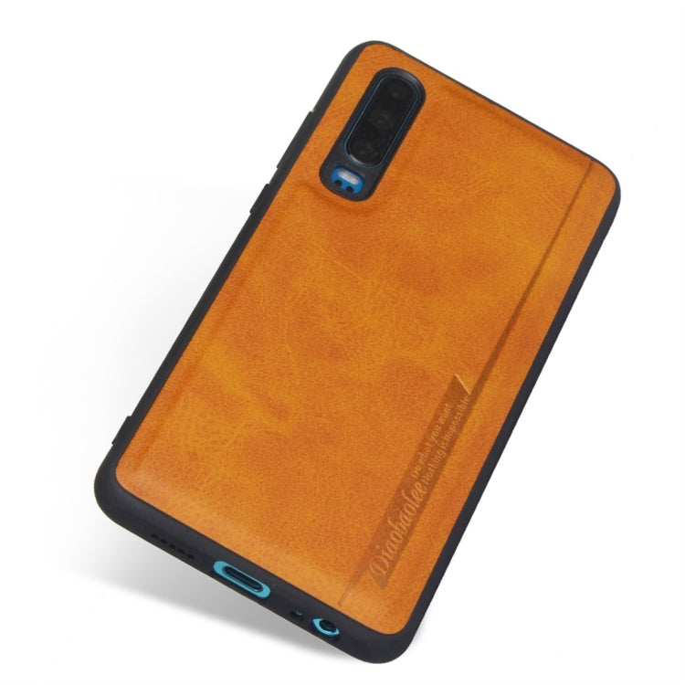 For Huawei P30 Diaobaolee Shockproof PU + TPU Protective Case