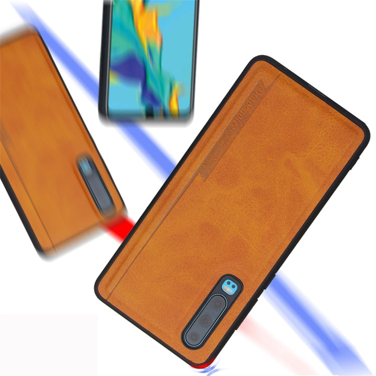 For Huawei P30 Diaobaolee Shockproof PU + TPU Protective Case