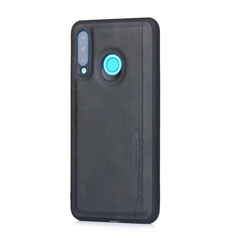 For Huawei P30 Lite / nova 4e Diaobaolee Shockproof PU + TPU Protective Case