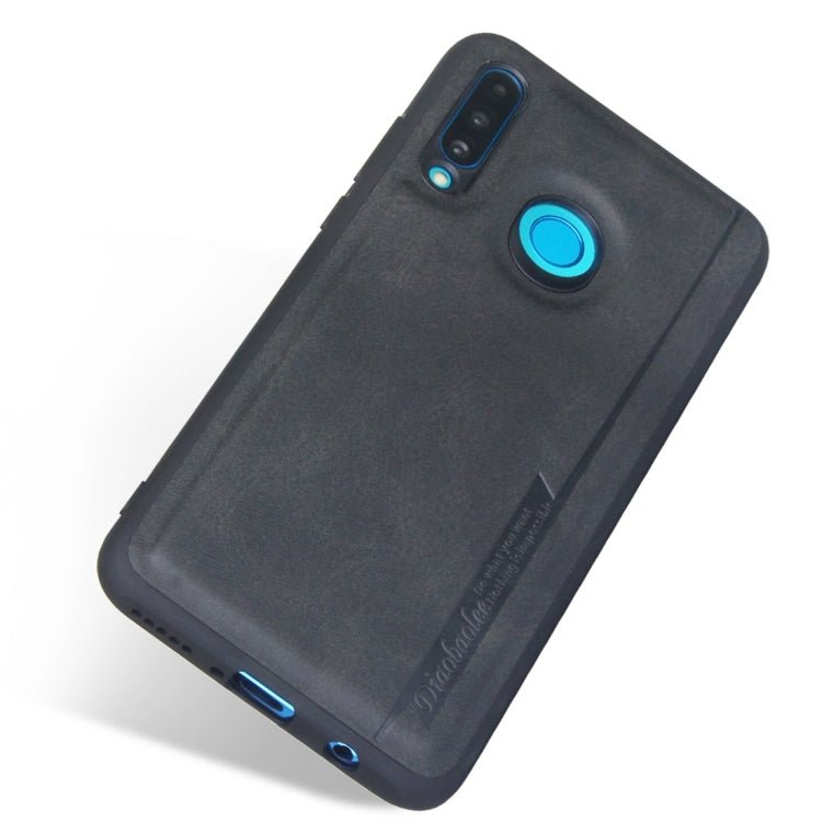 For Huawei P30 Lite / nova 4e Diaobaolee Shockproof PU + TPU Protective Case