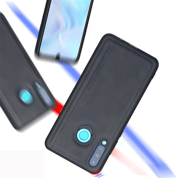 For Huawei P30 Lite / nova 4e Diaobaolee Shockproof PU + TPU Protective Case