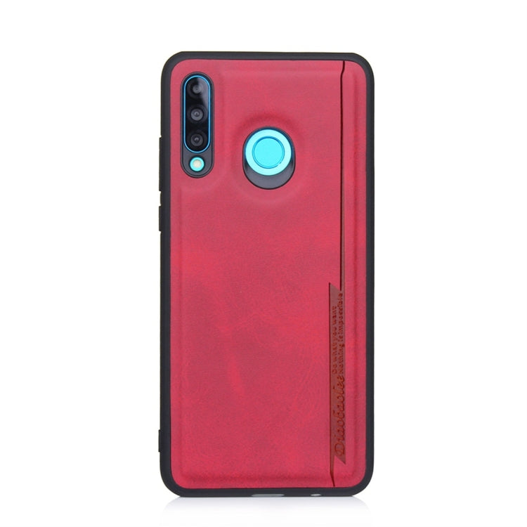 For Huawei P30 Lite / nova 4e Diaobaolee Shockproof PU + TPU Protective Case