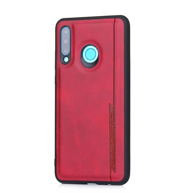 For Huawei P30 Lite / nova 4e Diaobaolee Shockproof PU + TPU Protective Case