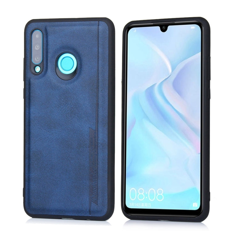 For Huawei P30 Lite / nova 4e Diaobaolee Shockproof PU + TPU Protective Case